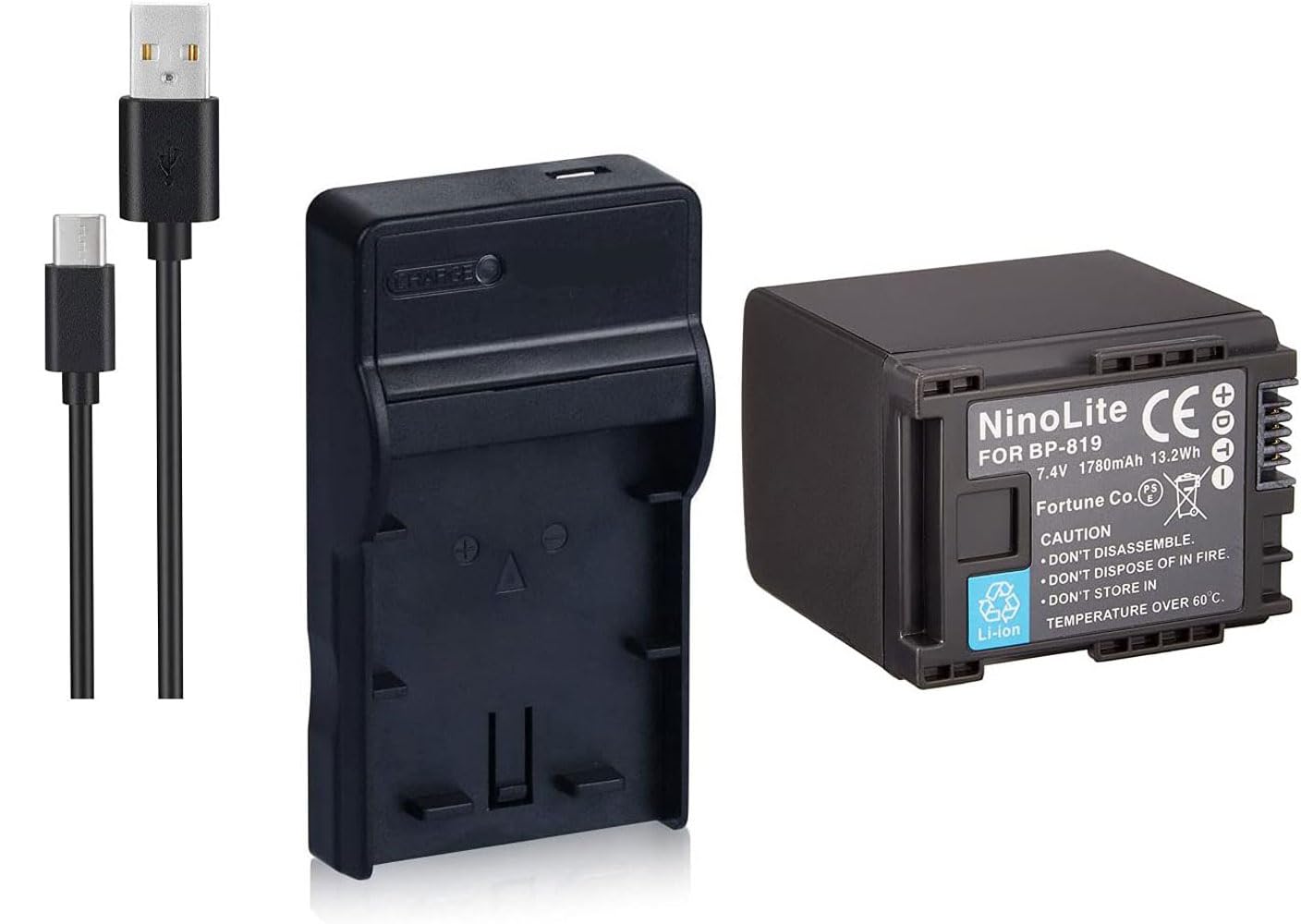 ★新品　キャノン/Canon 　バッテリーパック　BP-819 Amazon.com: BP-819, BP819 Battery Charger for Canon Vixia